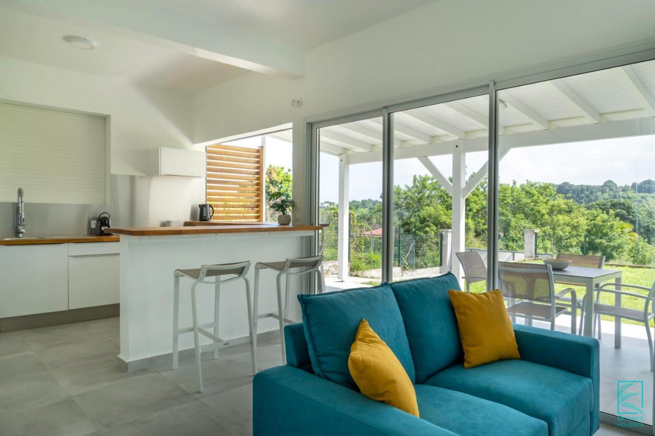 Superbe Appartement Avec Terrasse Vue Nature - Julyan House Petit-Bourg Ngoại thất bức ảnh